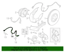 Датчик ABS JAGUAR T2H48446