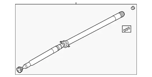 SHAFT - MAIN LR126512 LAND ROVER