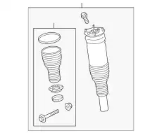 SHOCK ABSORBER LR138998 LAND ROVER