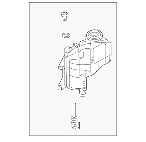TANK - RADIATOR OVERFLOW LR140364 LAND ROVER