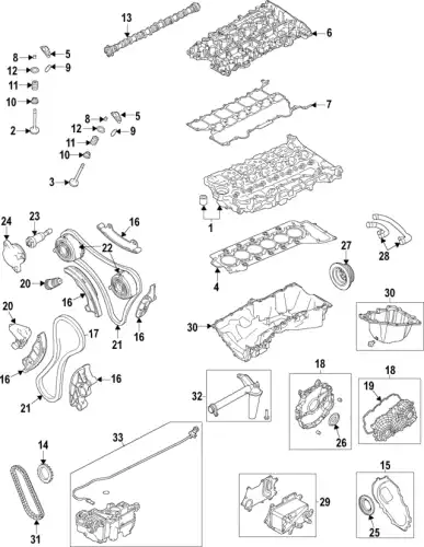 VALVE - EXHAUST LR134473 LAND ROVER