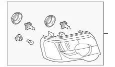 Фара LAND ROVER XBC001241