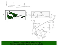 ЭЛЕКТРОДВИГАТЕЛЬ СТЕКЛООЧИСТИТЕЛЯ DLB000031 LAND ROVER