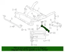 ARM - FRONT SUSPENSION LR099105 LAND ROVER