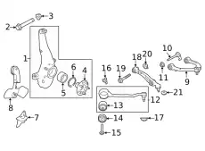 ARM - FRONT SUSPENSION LR133899 LAND ROVER