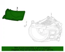 BEZEL - LAMP LR132516 LAND ROVER