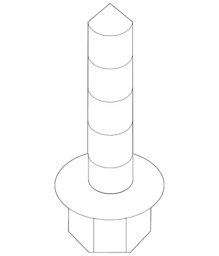 BOLT AND WASHER - HEX.HEAD LR140065 LAND ROVER