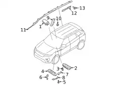 BRACKET - AIR BAG LR134909 LAND ROVER