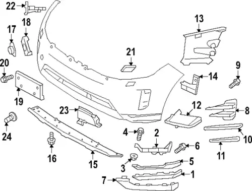 BRACKET - AIR DUCT SUPPORT LR135644 LAND ROVER