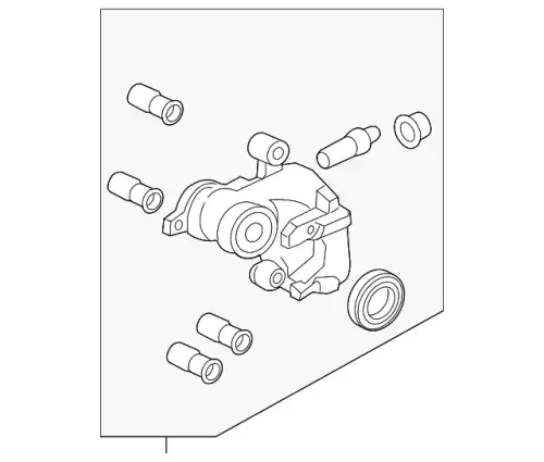CALIPER - BRAKE LR113711 LAND ROVER