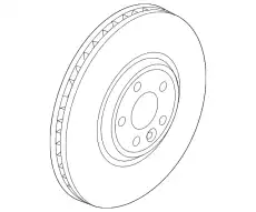 DISC-BRAKE T4A41084 JAGUAR