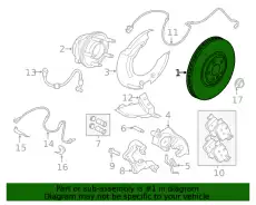 DISC-BRAKE T4A41084 JAGUAR