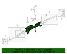 GEAR - STEERING LR129161 LAND ROVER