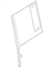 GLASS - DOOR REAR WINDOW - FIXED LR146292 LAND ROVER