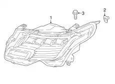 HEADLAMP AND FLASHER LR139364 LAND ROVER