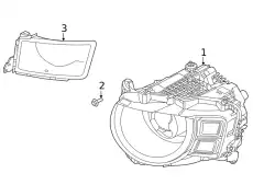 HEADLAMP AND FLASHER LR130009 LAND ROVER