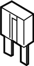 Предохранитель, нож. N10261509 VAG