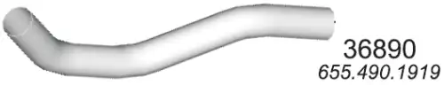 труба глушителя MB 36890 HOBI