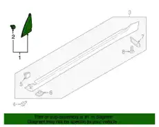 CY2GARNISH ASSY-DELTA RH 86190G2000 MOBIS