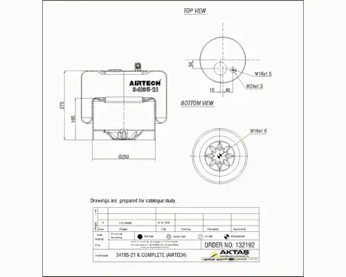 Пневмоподушка AIRTECH 3418521K
