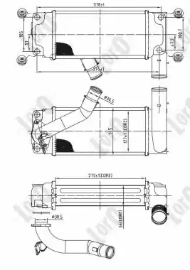 Интеркулер ABAKUS 051-018-0003