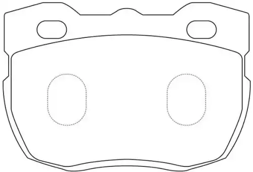 Тормозные колодки дисковые FIT FP7364E