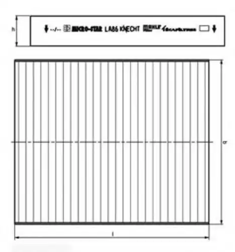 Салонный фильтр KNECHT LA531
