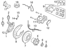 ЗАЖИМ FTC1374 LAND ROVER