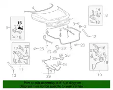 Панель задней полки 6431153040 TOYOTA / LEXUS