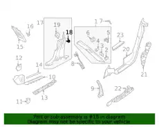Clip PAB827717 PORSCHE