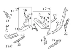 Clip PAB827717 PORSCHE