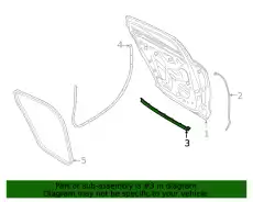 Ручка двери PORSCHE 9J1839500