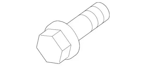 Hex socket head bolt (comb PAF008876 PORSCHE