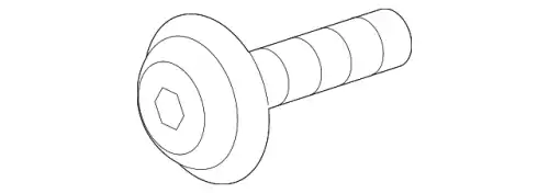 Hexagon bolt PAF008437 PORSCHE