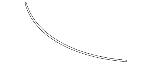 Seal for front window 9J1845522 PORSCHE