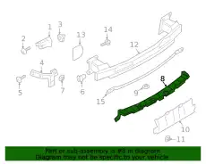 Securing strip 9Y3807861 PORSCHE