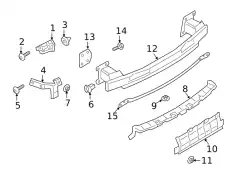 Securing strip 9Y3807861 PORSCHE