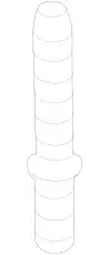 Threaded pin PAF008741 PORSCHE