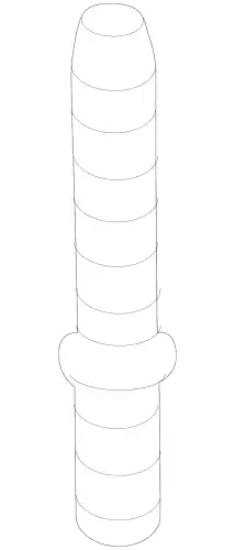 Threaded pin PAF008741 PORSCHE