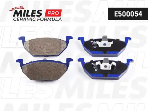 Тормозные колодки дисковые передняя ось MILES E500054
