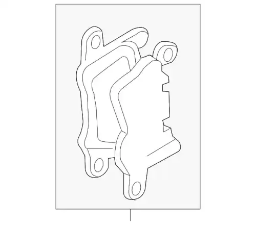 Тормозные колодки дисковые PORSCHE 9J1698451C