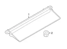 Additional brake light 9Y0945097C PORSCHE