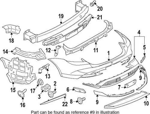 Attachment piece primed 9J1807604G2X PORSCHE