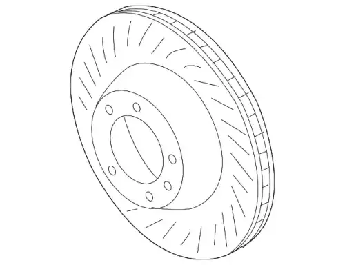 Тормозной диск PORSCHE 98135240881