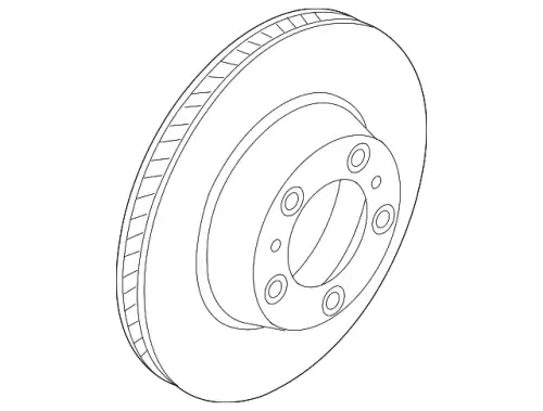 Тормозной диск PORSCHE 9J1615302A