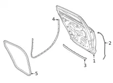 Ручка двери PORSCHE 9J1839775A