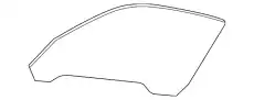 Door window 99754251213 PORSCHE