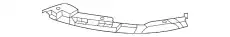 holder for bumper cover 992807596E PORSCHE
