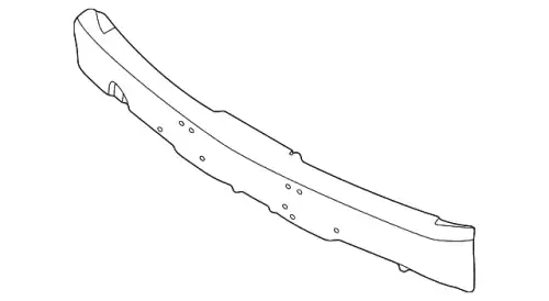 Plastic foam strip 9J1807549D PORSCHE