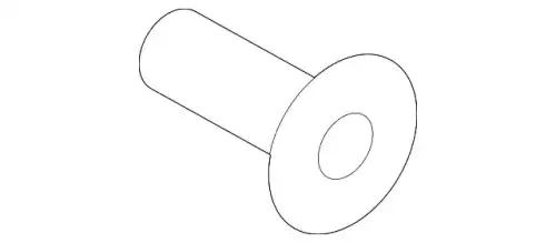 Spacer pipe PAB253205A PORSCHE